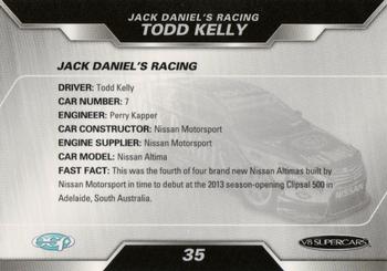 2013 ESP V8 Supercars #35 Todd Kelly Back