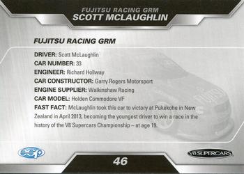 2013 ESP V8 Supercars #46 Scott McLaughlin Back
