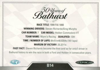 2013 ESP V8 Supercars - 50 Years of Bathurst #B14 Steven Richards / Greg Murphy Back