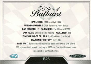 2013 ESP V8 Supercars - 50 Years of Bathurst #B26 Dick Johnson / John Bowe Back