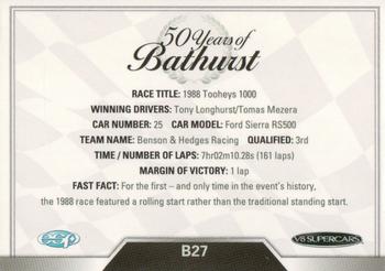 2013 ESP V8 Supercars - 50 Years of Bathurst #B27 Tony Longhurst / Tomas Mezera Back