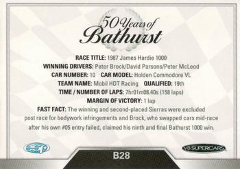2013 ESP V8 Supercars - 50 Years of Bathurst #B28 Peter Brock / David Parsons / Peter McLeod Back