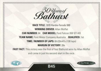 2013 ESP V8 Supercars - 50 Years of Bathurst #B45 Allan Moffat Back