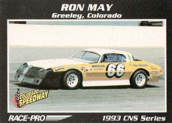 1993 Race-Pro - Promo #CNS #7 Ron May Front