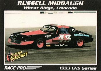 1993 Race-Pro - Promo #CNS #22 Russell Middaugh Front