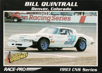 1993 Race-Pro - Promo #CNS #31 Bill Quintrall Front