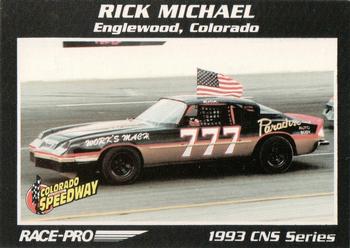 1993 Race-Pro - Promo #CNS #51 Rick Michael Front