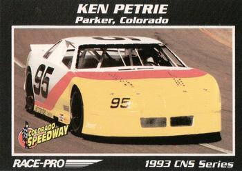 1993 Race-Pro - Promo #CNS #52 Ken Petrie Front