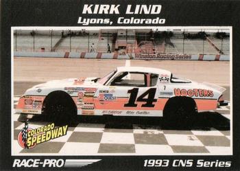 1993 Race-Pro - Promo #CNS #53 Kirk Lind Front