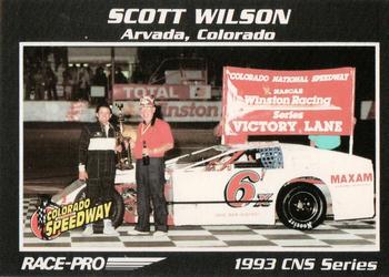 1993 Race-Pro - Promo #CNS #54 Scott Wilson Front
