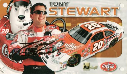 2001 Authentic Images #NAS-S7-01 Tony Stewart Front