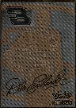 2001 Authentic Images - Metal Card #NAS-6-01 Dale Earnhardt Front