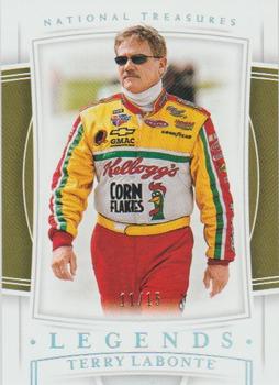 2020 Panini National Treasures - Holo Silver #71 Terry Labonte Front
