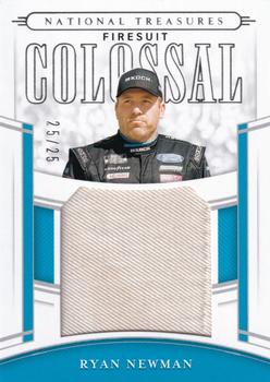 2020 Panini National Treasures - Colossal Race Used Firesuits #CRU-RN Ryan Newman Front