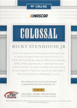 2020 Panini National Treasures - Colossal Race Used Firesuits #CRU-RS Ricky Stenhouse Back