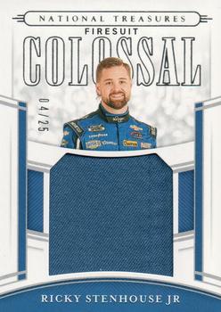 2020 Panini National Treasures - Colossal Race Used Firesuits #CRU-RS Ricky Stenhouse Front