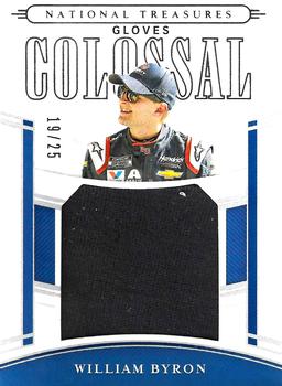 2020 Panini National Treasures - Colossal Race Used Gloves #CRU-WB William Byron Front