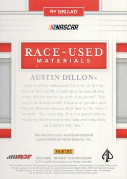2020 Panini National Treasures - Dual Race Used Tires #DRU-AD Austin Dillon Back