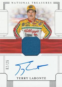 2020 Panini National Treasures - Firesuit Signatures Silver #FS-TL Terry Labonte Front