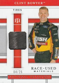 2020 Panini National Treasures - Race Used Tires #RU-CB Clint Bowyer Front