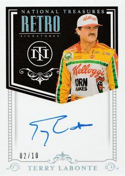 2020 Panini National Treasures - Retro Signatures Holo Silver #RS-TL Terry Labonte Front