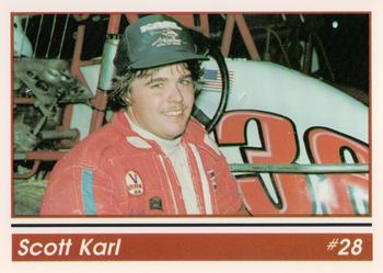 1993 Art's Collectibles Silver Spring Speedway Super Sportsman Series II #28 Scott Karl Front