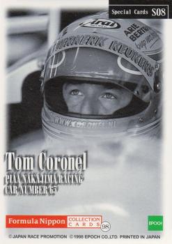 1998 Epoch Formula Nippon - Special #S08 Tom Coronel Back