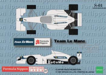 1997 Epoch Formula Nippon - Special #S-01 Norberto Fontana Back