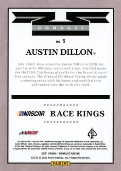 2021 Donruss #3 Austin Dillon Back