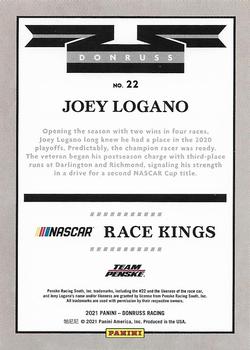 2021 Donruss #22 Joey Logano Back
