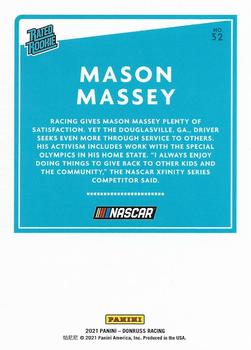 2021 Donruss #32 Mason Massey Back