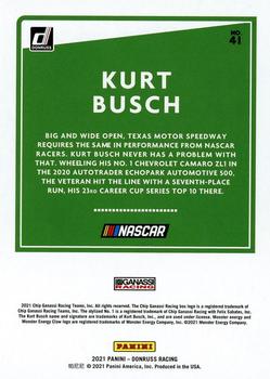2021 Donruss #41 Kurt Busch Back