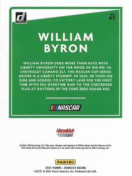 2021 Donruss #43 William Byron Back