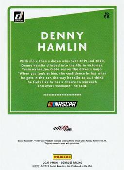 2021 Donruss #58 Denny Hamlin Back