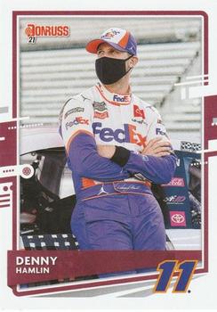 2021 Donruss #58 Denny Hamlin Front