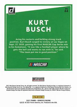 2021 Donruss #66 Kurt Busch Back