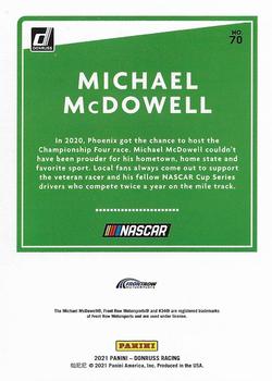 2021 Donruss #70 Michael McDowell Back