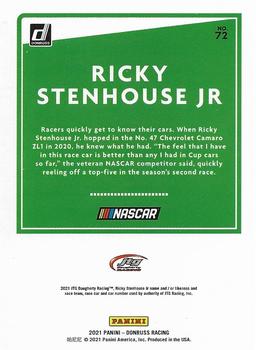 2021 Donruss #72 Ricky Stenhouse Jr. Back