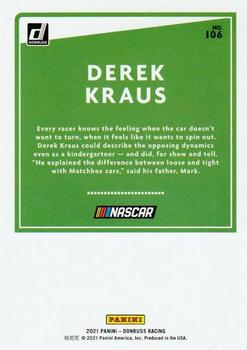 2021 Donruss #106 Derek Kraus Back