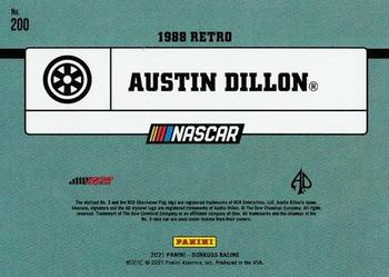 2021 Donruss #200 Austin Dillon Back