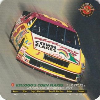 1994 Action Packed CoaStars - Early Printing CoaStars #10 Terry Labonte Back