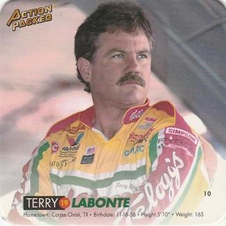1994 Action Packed CoaStars - Early Printing CoaStars #10 Terry Labonte Front