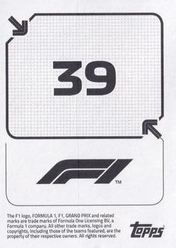 2020 Topps F1 Official Stickers #39 Charles Leclerc Back