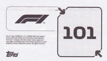 2020 Topps F1 Official Stickers #101 Esteban Ocon Back