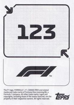 2020 Topps F1 Official Stickers #123 Daniil Kvyat Back
