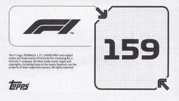 2020 Topps F1 Official Stickers #159 Kimi Raikkonen Back