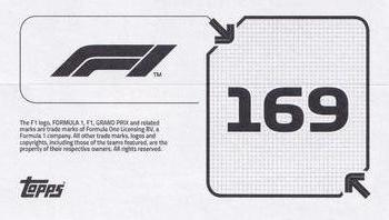 2020 Topps F1 Official Stickers #169 Antonio Giovinazzi Back