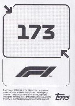 2020 Topps F1 Official Stickers #173 Romain Grosjean Back