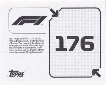 2020 Topps F1 Official Stickers #176 Romain Grosjean Back