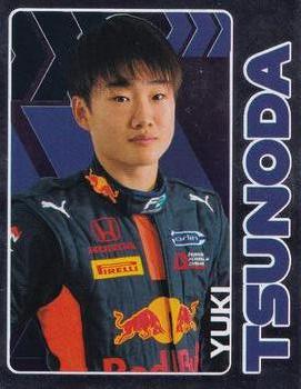 2020 Topps F1 Official Stickers #217 Yuki Tsunoda Front